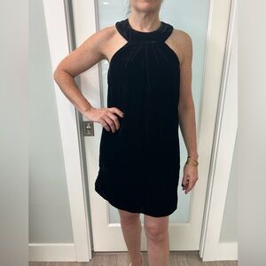 INC Elegant Black Velvet Dress